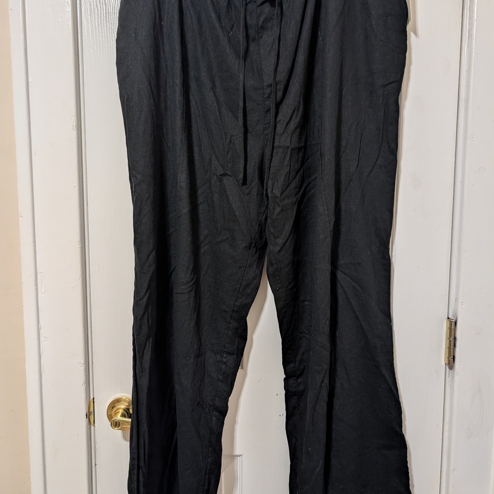 Women's Flowy Wide Leg Linen Pants